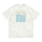 ニャームルクロッペの紫陽花のお山 オーガニックコットンTシャツ