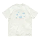 soraの紙飛行機に乗った猫のさぶろう Organic Cotton T-Shirt