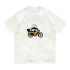 へっぽこデザインのクロスカブ　綺麗な黄色 Organic Cotton T-Shirt