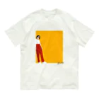 FLATのフラットデザイン women No.2 オーガニックコットンTシャツ