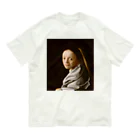 世界美術商店の少女 / Portrait of a Young Woman Organic Cotton T-Shirt