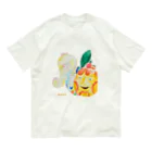 nebeグッズの桃姫とトマト達 Organic Cotton T-Shirt