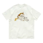 Konacchanの「にゃんこ」 オーガニックコットンTシャツ