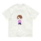 銀柴の愛想笑いちゃん オーガニックコットンTシャツ