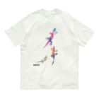 jamfish_goodiesのCOLORトカゲFAMILY オーガニックコットンTシャツ