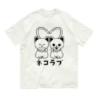 YEVISUのネコラブ Organic Cotton T-Shirt