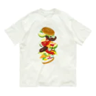 日下田のフォーリングハンバーガー Organic Cotton T-Shirt