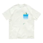 ワカボンドののんびりと釣りを楽しむ_ポケット Organic Cotton T-Shirt