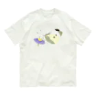 ぷにっと！パピなみ【公式】のモンシロチョウ(せいちゅう) Organic Cotton T-Shirt