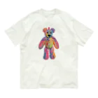 NAKED QUILTのクマチャ Organic Cotton T-Shirt