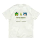 くりむしようかんのオリーブリボン×テワタサナイーヌ＆天渡早苗 Organic Cotton T-Shirt