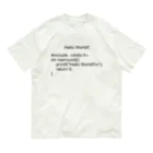 FUNNY JOKESのHello, World!!-C言語- オーガニックコットンTシャツ