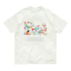 鳥救うSUZURIの『ぴぃ、多様性。』【寄付付き商品】 Organic Cotton T-Shirt