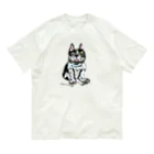 noe_to_meg (ノエとめぐ)のにんまりパイドブヒ オーガニックコットンTシャツ