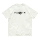 アルカナマイル SUZURI店 (高橋マイル)元ネコマイル店のかぶりつきＴシャツ-black Organic Cotton T-Shirt