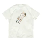 noe_to_meg (ノエとめぐ)のねんねチラリクリームブヒ Organic Cotton T-Shirt