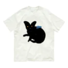 野口清村 / Noguchi Shimuraの撫で猫 オーガニックコットンTシャツ