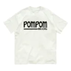 mf@PomPomBlogのPOM CRUZ（black） オーガニックコットンTシャツ