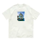 dolphineのオーシャンビュー　海に浮いた透明グラスハウス Organic Cotton T-Shirt