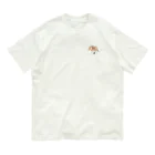 WANPU  by YUn.のチョコカラー　眠るハスキー　 Organic Cotton T-Shirt