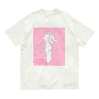 Noa Noa Art ＆ Designのタヒチアンダンサー（ピンク）｜Ori Tahiti Lady Organic Cotton T-Shirt