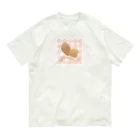 Oriko's Tea Roomのマドレーヌ　ピンクギンガムチェック オーガニックコットンTシャツ