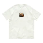 gomashio8899のアートのしろ オーガニックコットンTシャツ