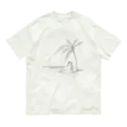 雑貨屋ペパロニの夏のペンギン　サマーバケーション Organic Cotton T-Shirt