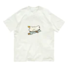 昼間のすいすいアヒル（カラー） オーガニックコットンTシャツ