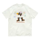 Sky00のアライグマおめでとうくん。 オーガニックコットンTシャツ