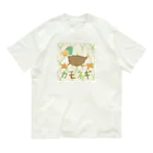 saji_equal_spoonのカモネギ オーガニックコットンTシャツ