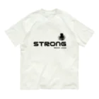 ストロング翡翠の漆黒ストロングT オーガニックコットンTシャツ