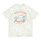 ジェイキーとずぼらちゃんのお店のじぇきずぼハート オーガニックコットンTシャツ