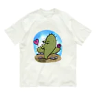 Realm of Ramblesのサボテン - 投げキス Organic Cotton T-Shirt