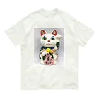 GENRYUの招き猫・恵比寿天 オーガニックコットンTシャツ