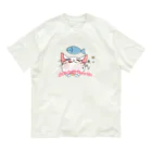 御御猫のpike おかわりちょーだい オーガニックコットンTシャツ