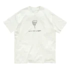 emi flowerのstorms オーガニックコットンTシャツ