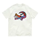 ゆるっと北欧デザイン♪Pahvi Elukat パフヴィ・エルカットのKrokotiiliくん　フィンランドのワニ オーガニックコットンTシャツ