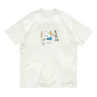 Chapicomon715の三白にゃん　み〜にゃ Organic Cotton T-Shirt