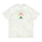 onmycolorの楽描き店のそばかすこちゃん with LOVE Organic Cotton T-Shirt