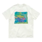 onmycolorの楽描き店のはこぷく代さん オーガニックコットンTシャツ