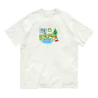 🐸かえるさんと仲間たち🐸のクリスマスパーティのかえるさん Organic Cotton T-Shirt