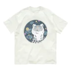 まりもの宇宙ユキヒョウ オーガニックコットンTシャツ