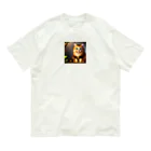 ラッキーマインあべむつきのかわいい猫のイラストグッズ Organic Cotton T-Shirt
