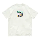 シャオ猫屋のテスト作成の黒柴 Organic Cotton T-Shirt