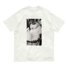 KAZU SHOPの可愛い猫のお昼寝　癒し オーガニックコットンTシャツ