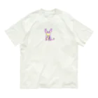 さくライフ🌸のさくら🌸わんこ🐶のさくここちゃん オーガニックコットンTシャツ