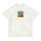 こうちゃんのキャラクター風dog オーガニックコットンTシャツ