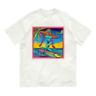 COCOSURFのサイケデリックCOCO オーガニックコットンTシャツ