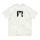 haru-2233の気品ある猫 シマシマ柄 Organic Cotton T-Shirt